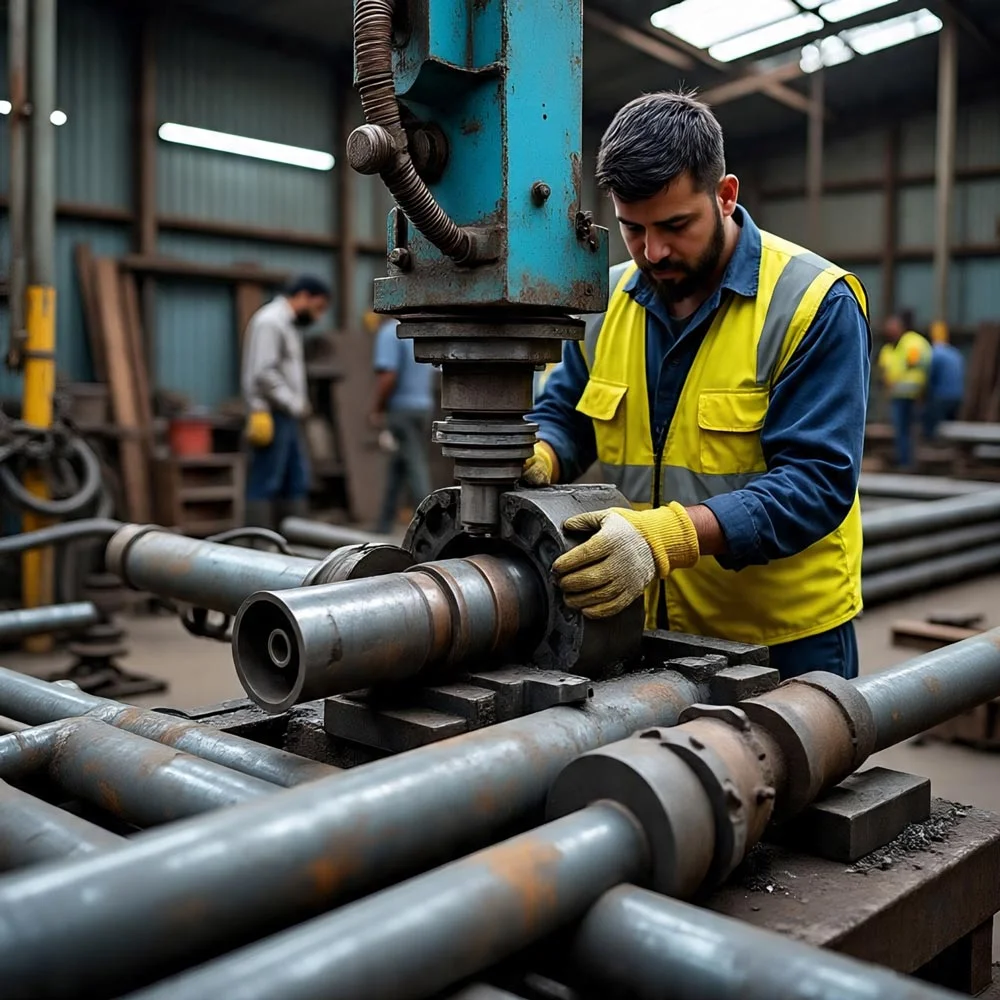 Hydraulic-Pipe-Punching